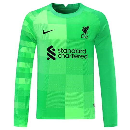 Tailandia Camiseta Liverpool Portero ML 2021/2022 Verde